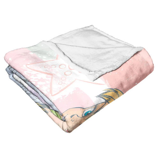 Disney Tinkerbell Seashore Tink Silk Touch Throw Blanket
