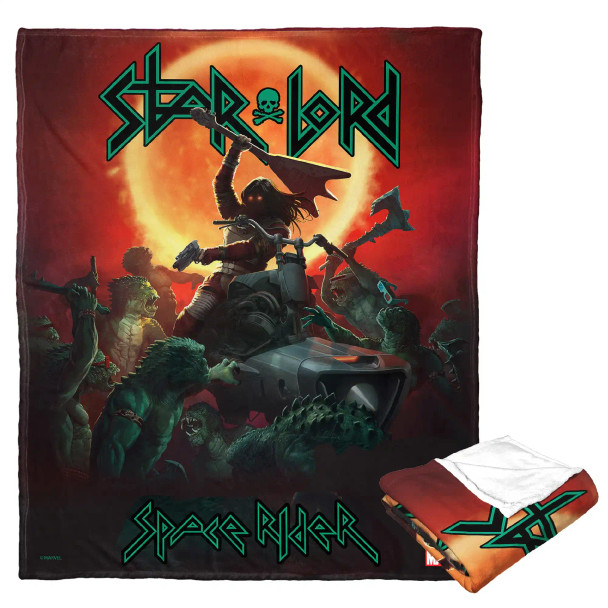 Marvel Guardians of the Galaxy Space Rider Silk Touch Throw Blanket
