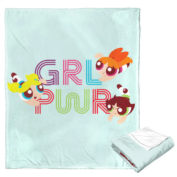Warner Bros. Powerpuff Girl Power Silk Touch Throw Blanket