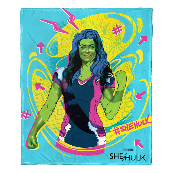 Marvel She Hulk Pure She Hulk Silk Touch Throw Blanket
