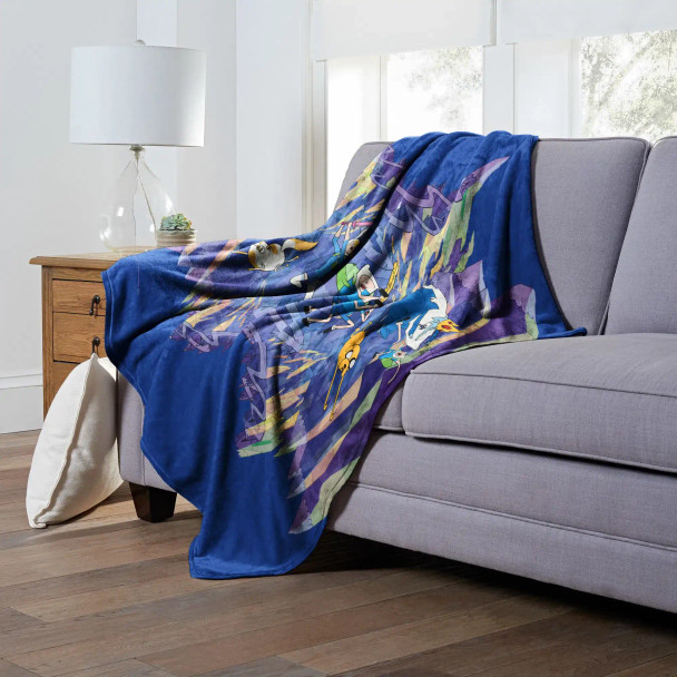 Cartoon Network Adventure Time Parallel Universe Silk Touch Throw Blanket