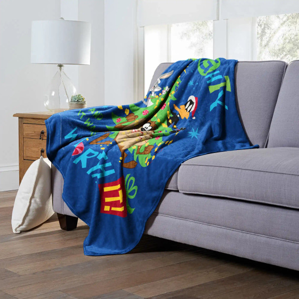 Warner Bros. Looney Tunes Naught And Worth It Silk Touch Throw Blanket