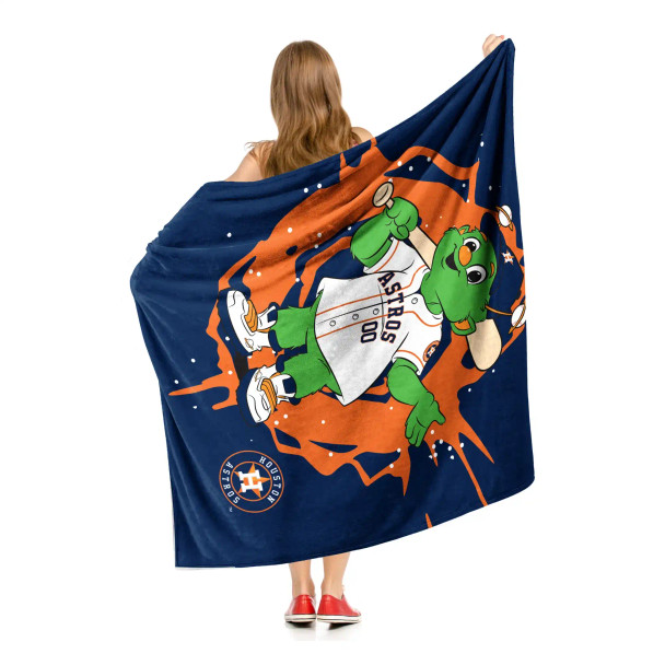 MLB Houston Astros Mascot Silk Touch Throw Blanket MLB Houston Astros Mascot Silk Touch Throw Blanket