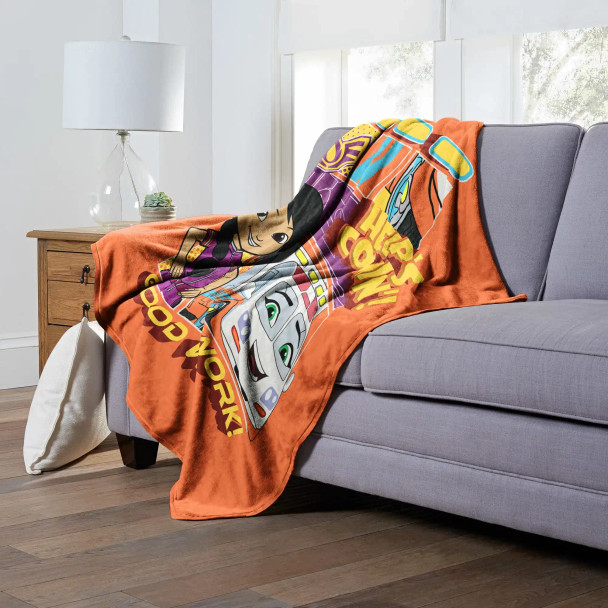 Disney Firebuds Violet And Axl Silk Touch Throw Blanket