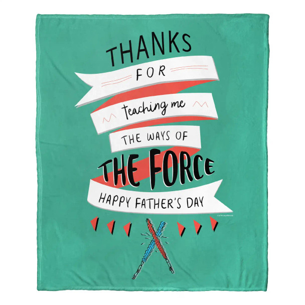 Disney Star Wars Classic The Ways Of The Force Silk Touch Throw Blanket