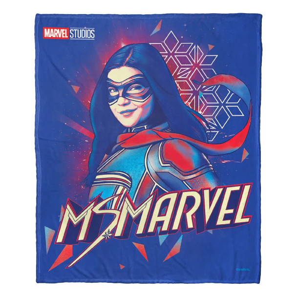 Marvel Ms. Marvel Colorful Ms. Marvel Silk Touch Throw Blanket