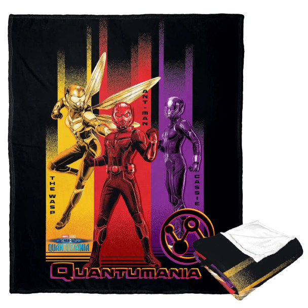 Marvel Ant Man Quantumania Quantum Team Silk Touch Throw Blanket