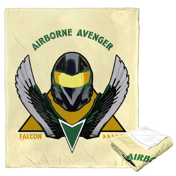 Marvel Captain America Airborne Falcon Silk Touch Throw Blanket