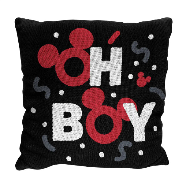 Disney Mickey Mouse Oh Boy 2-Pack Double Sided Jacquard Throw Pillow