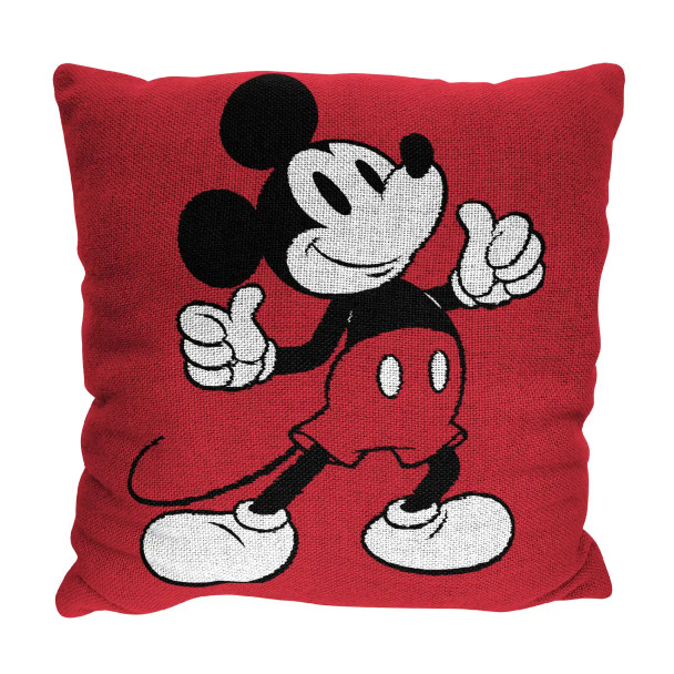 Disney Mickey Mouse Oh Boy 2-Pack Double Sided Jacquard Throw Pillow