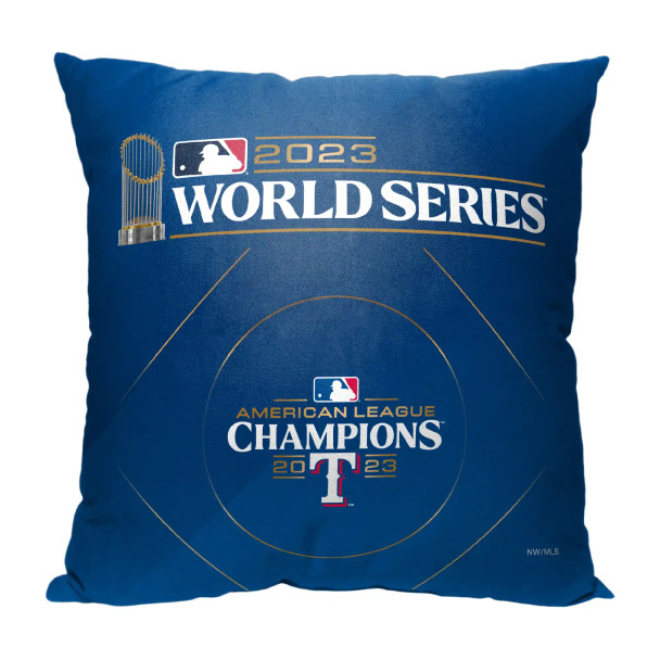 MLB Texas Rangers 2023 WSP Manifest Throw Pillow