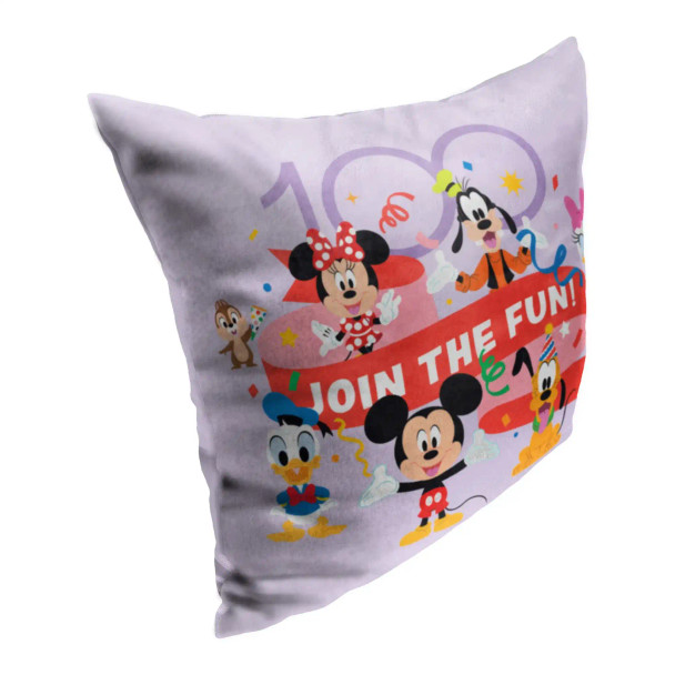 Disney D100 Join The Fun Throw Pillow Disney D100 Join The Fun Throw Pillow