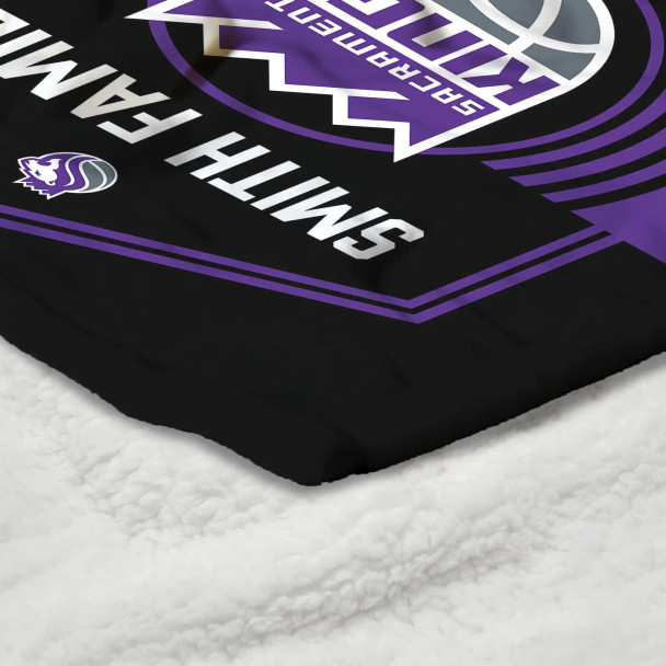 NBA Sacramento Kings Dominion Personalized Silk Touch Sherpa Throw Blanket NBA Sacramento Kings Dominion Personalized Silk Touch Sherpa Throw Blanket