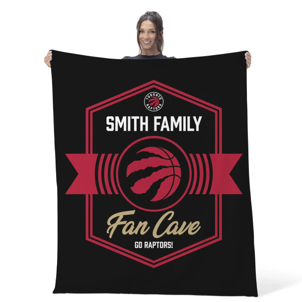 NBA Toronto Raptors Dominion Personalized Silk Touch Throw Blanket
