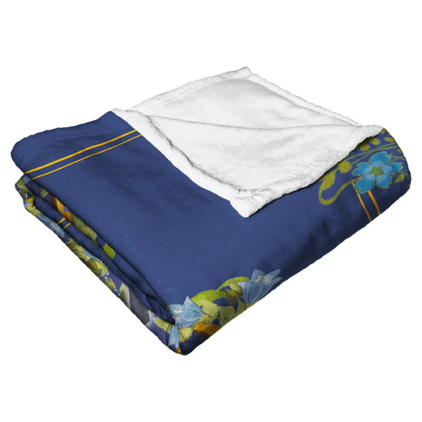 Warner Bros. Harry Potter Botanical Ravenclaw Personalized Silk Touch Throw Blanket