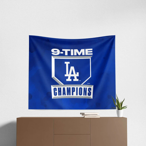 Los Angeles Dodgers 2025 MLB World Series Multi Champ Momentum Printed Wall Hanging