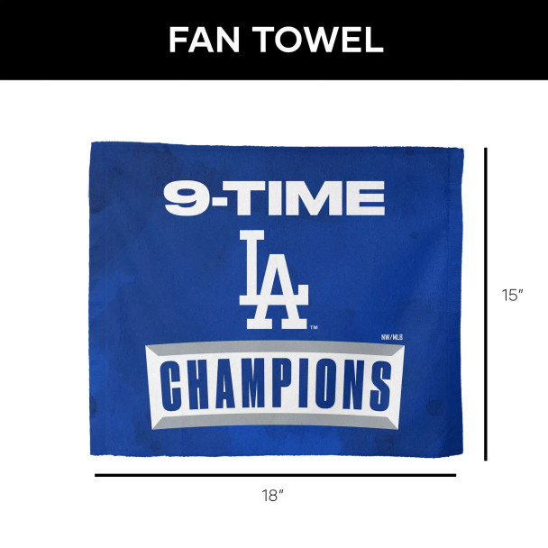 Los Angeles Dodgers 2025 MLB World Series Multi Champ Blitz Rally Towel