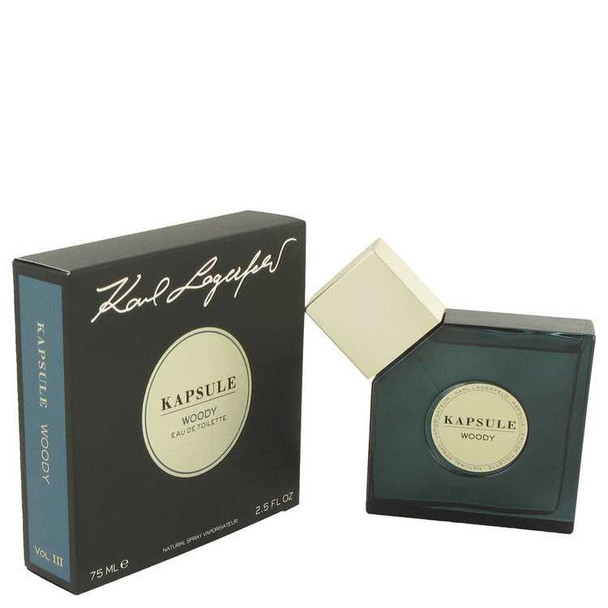 Kapsule Woody by Karl Lagerfeld Eau De Toilette Spray 2.5 oz
