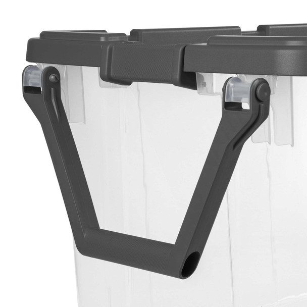 Extra Large 160 Quart Wheeled Storage Bins - Set of 2 for Home Organization