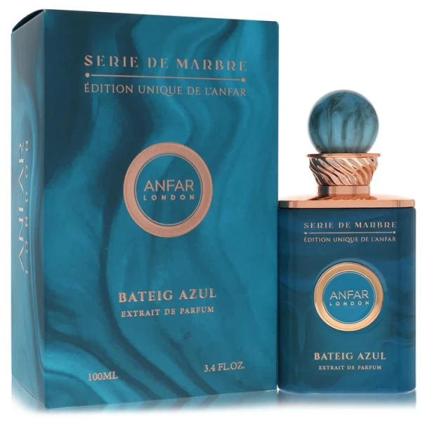 Anfar London Bateig Azul Cologne by Anfar for Men 3.4 Oz Extrait De Parfum Spray product image at NuMercy