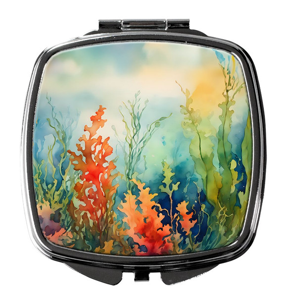 Seaweed Compact Decorative Travel Makeup Mirror DAC2823 product image at NuMercy