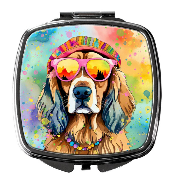 Cocker Spaniel Hippie Dawg Compact Decorative Travel Makeup Mirror DAC2492 product image at NuMercy