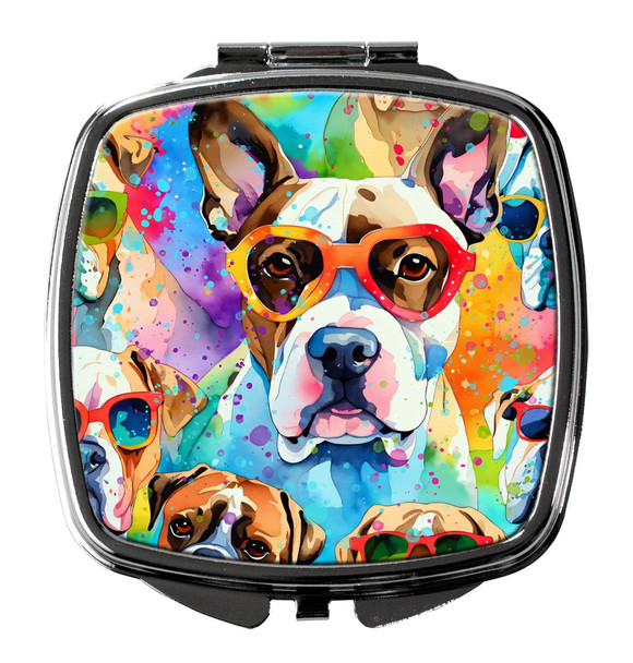 Boxer Hippie Dawg Compact Decorative Travel Makeup Mirror DAC2474 product image at NuMercy