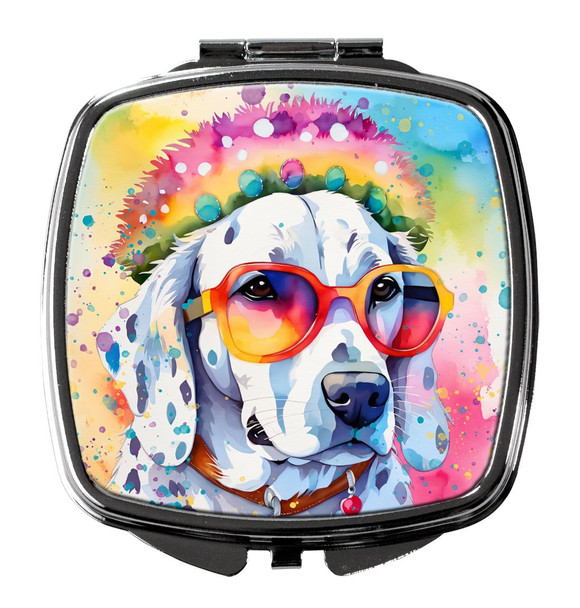 Dalmatian Hippie Dawg Compact Decorative Travel Makeup Mirror DAC2501 product image at NuMercy