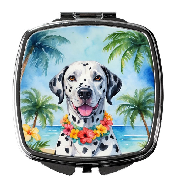 Dalmatian Luau Compact Decorative Travel Makeup Mirror DAC6420 product image at NuMercy