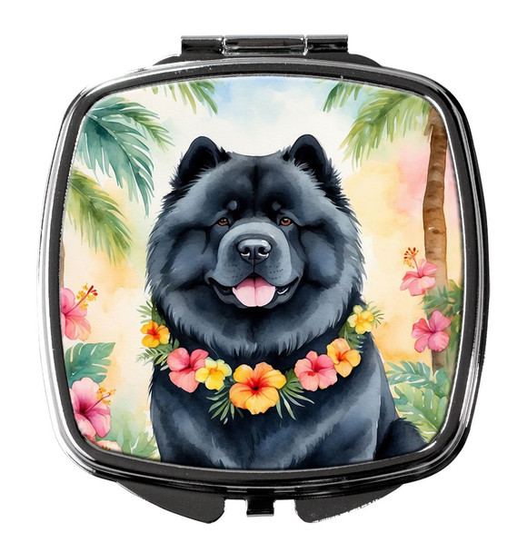 Chow Chow Luau Compact Decorative Travel Makeup Mirror DAC6408 product image at NuMercy