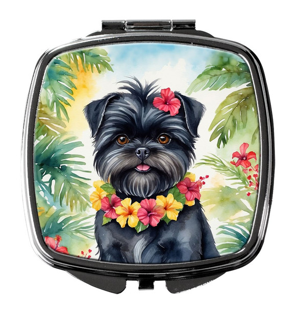 Affenpinscher Luau Compact Decorative Travel Makeup Mirror DAC6344 product image at NuMercy