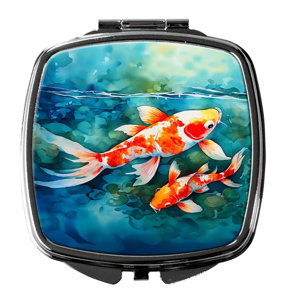Koi Fish Compact Decorative Travel Makeup Mirror DAC2799 product image at NuMercy