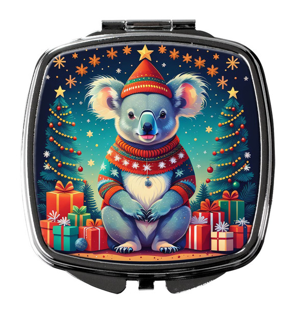Koala Christmas Compact Decorative Travel Makeup Mirror DAC1186 product image at NuMercy