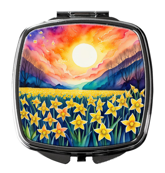 Colorful Daffodils Compact Decorative Travel Makeup Mirror DAC1947 product image at NuMercy