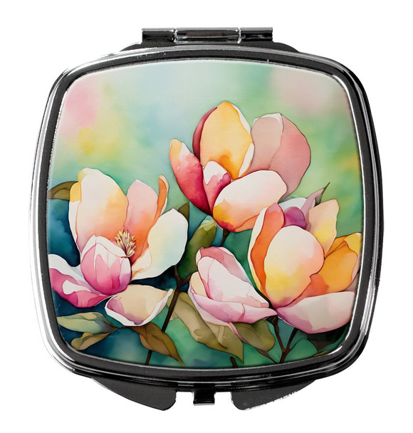 Mississippi Magnolia in Watercolor Compact Decorative Travel Makeup Mirror DAC1676 product image at NuMercy