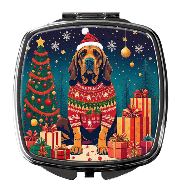 Bloodhound Christmas Compact Decorative Travel Makeup Mirror product image at NuMercy