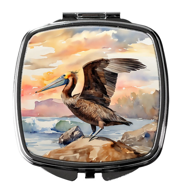 Pelican Compact Decorative Travel Makeup Mirror DAC2857 product image at NuMercy