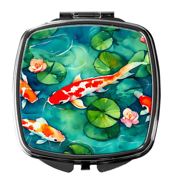 Koi Fish Compact Decorative Travel Makeup Mirror DAC2801 product image at NuMercy