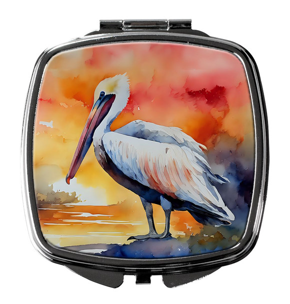 Pelican Compact Decorative Travel Makeup Mirror DAC2852 product image at NuMercy