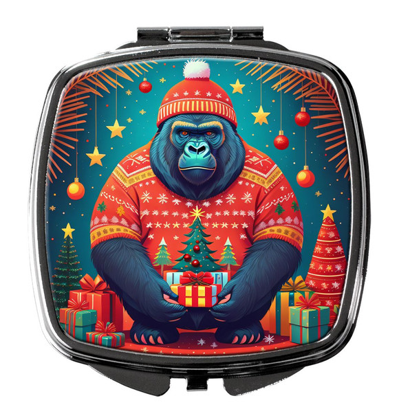 Gorilla Christmas Compact Decorative Travel Makeup Mirror DAC1183 product image at NuMercy