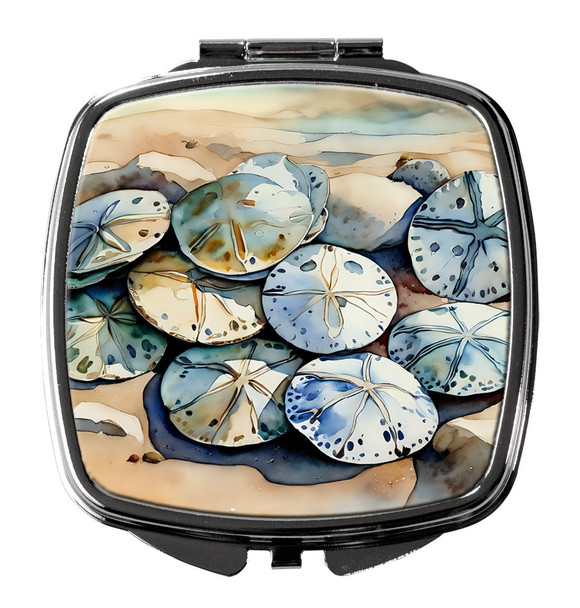 Sand Dollars Compact Decorative Travel Makeup Mirror DAC2821 product image at NuMercy
