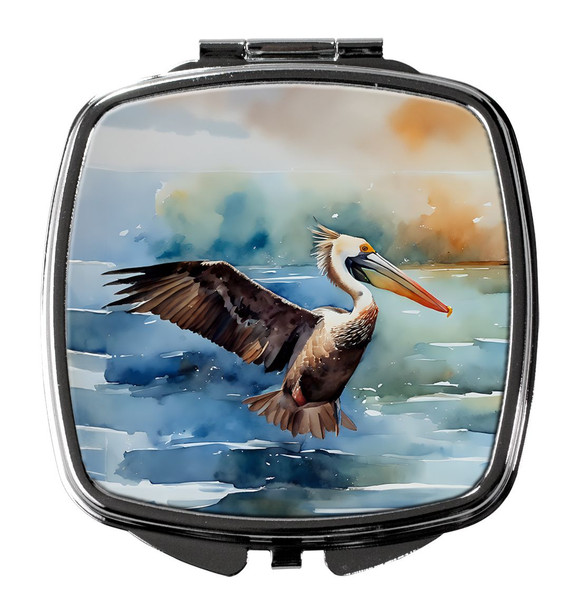 Pelican Compact Decorative Travel Makeup Mirror DAC2856 product image at NuMercy