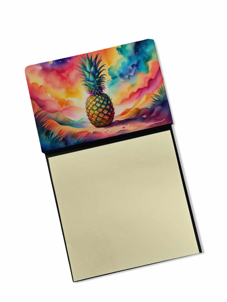Colorful Pineapple Sticky Note Holder Refillable Dispenser DAC1859 product image at NuMercy