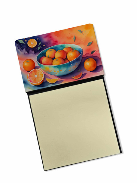 Colorful Oranges Sticky Note Holder Refillable Dispenser DAC1853 product image at NuMercy