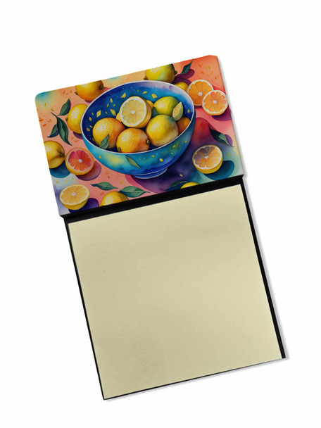 Colorful Lemons Sticky Note Holder Refillable Dispenser DAC1850 product image at NuMercy