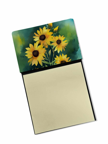 Kentucky Goldenrod in Watercolor Sticky Note Holder Refillable Dispenser DAC1657 product image at NuMercy
