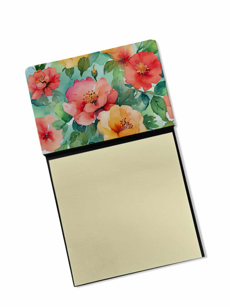 Georgia Cherokee Rose in Watercolor Sticky Note Holder Refillable Dispenser DAC1640 product image at NuMercy