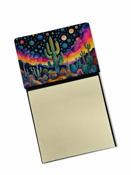 Queen of the Night Cactus in Color Sticky Note Holder Refillable Dispenser product image at NuMercy