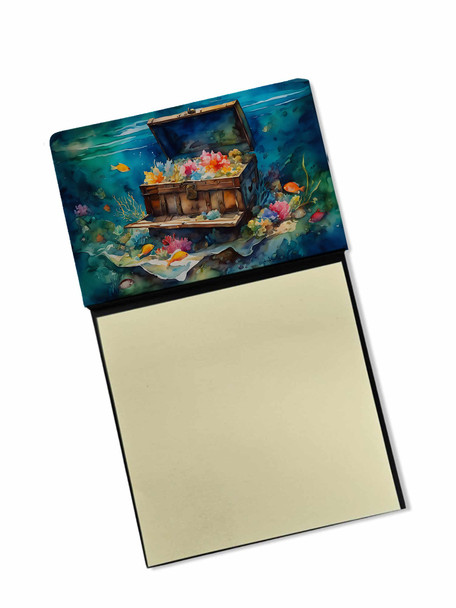 Treasure Chest Sticky Note Holder Refillable Dispenser DAC2838 product image at NuMercy