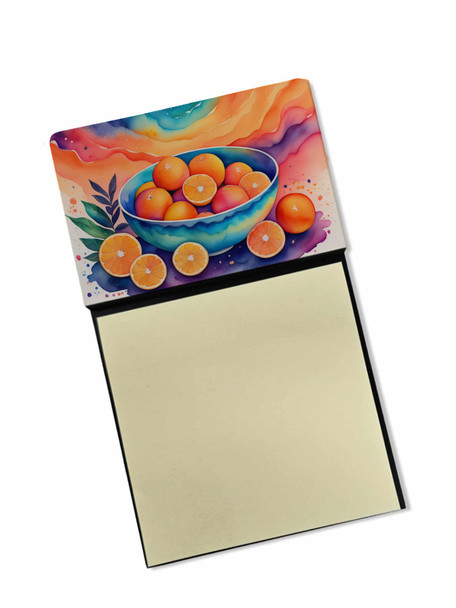 Colorful Oranges Sticky Note Holder Refillable Dispenser DAC1855 product image at NuMercy